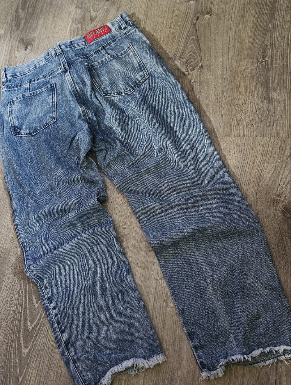 Y2K Vintage Acid Wash Melanyz Jeans Argentine Size 44 High Waisted